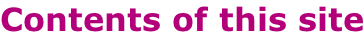 Contents of this site